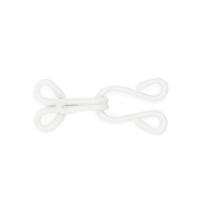 Dritz Covered Hooks & Eyes - White Extra Large - 2 Sets Full