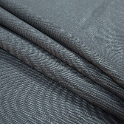 Slate Slubby Linen Woven Folded