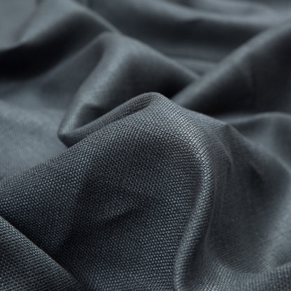 Slate Slubby Linen Woven Detail