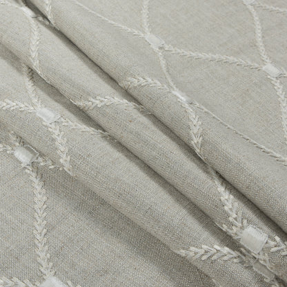 Flint Classical Rayon Embroidered Linen - Folded