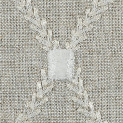 Flint Classical Rayon Embroidered Linen - Detail
