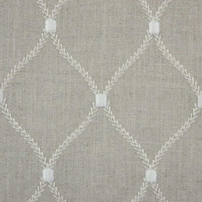 Flint Classical Rayon Embroidered Linen