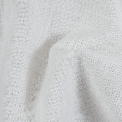 Snow White Medium-Weight Linen Blend