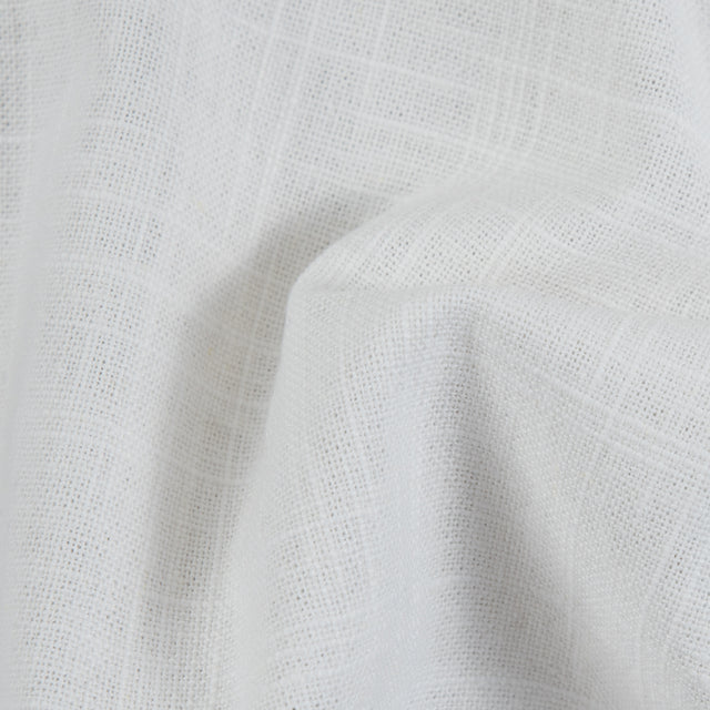 Snow White Medium-Weight Linen Blend