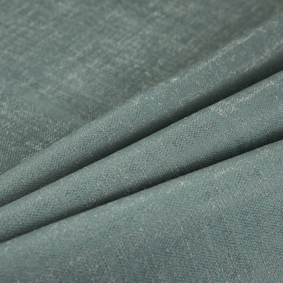 Slate Polyester-Cotton Woven Blend Folded