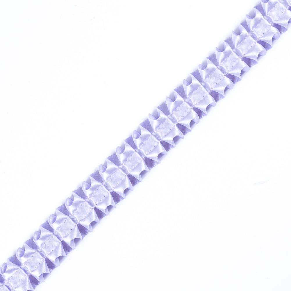 Italian Lavender Box Pleated Trimming - 1"