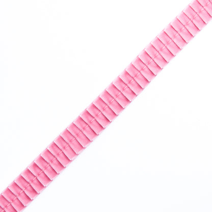 Italian Dusty Rose Velvet Knife Pleated Trimming - 0.875"