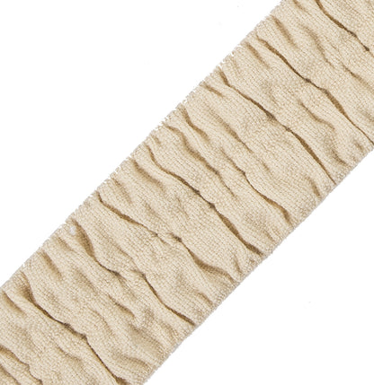 Italian Greggio Ruched Stretch Wool Trimming - 1.5 - Detail