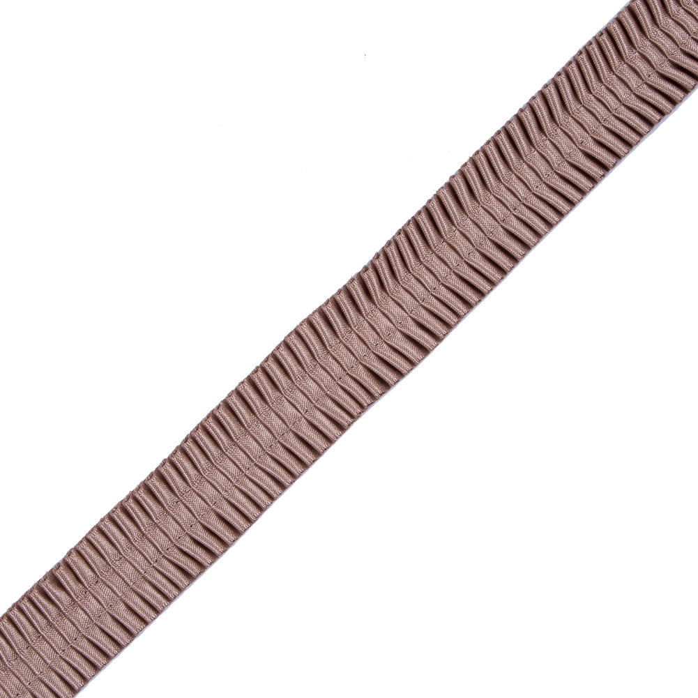 Italian Champagne Deep Knife Pleated Trimming - 1"