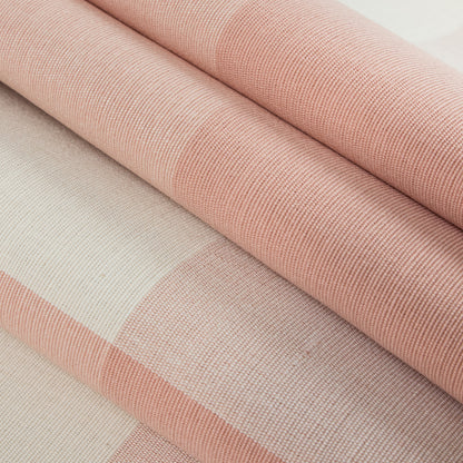 Blush Buffalo Checked Cotton Woven Folded
