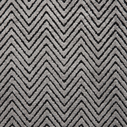 Gray Chevron Polyester Chenille