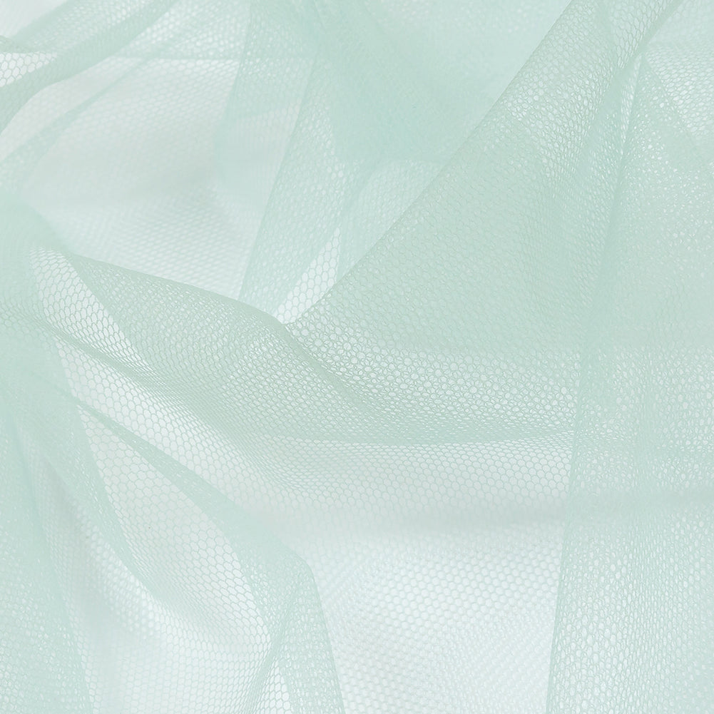Blue Haze Leonardo Soft Nylon Tulle - Folded