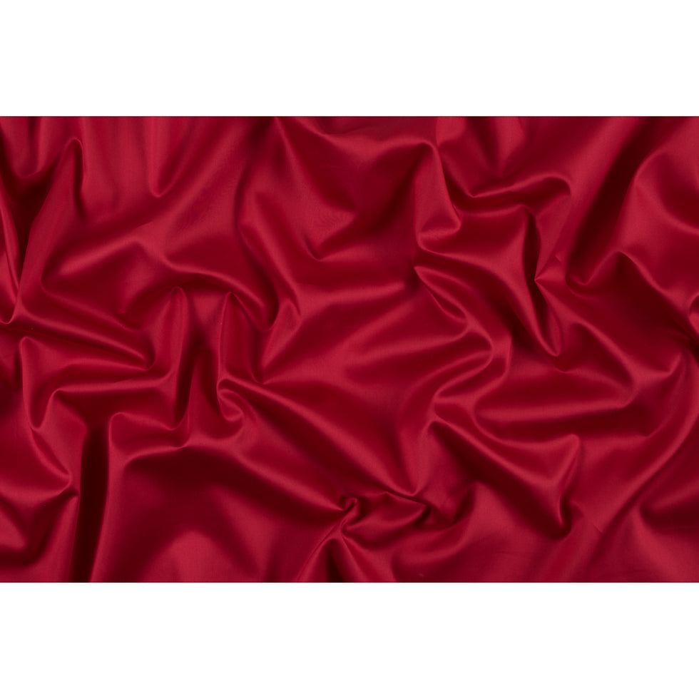 Egyptian Cotton Shirting - Bright Red - Giza Collection