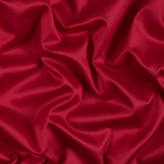 Egyptian Cotton Shirting - Bright Red - Giza Collection