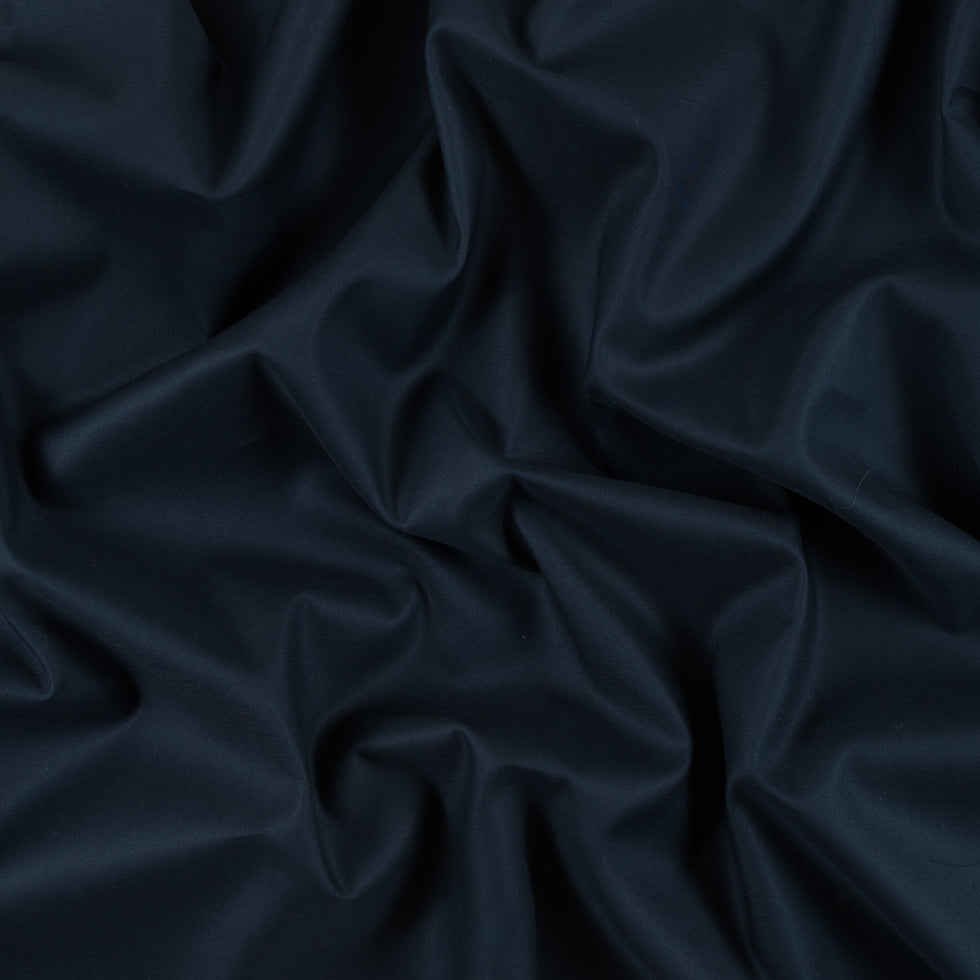 Egyptian Cotton Shirting - Midnight Navy - Giza Collection