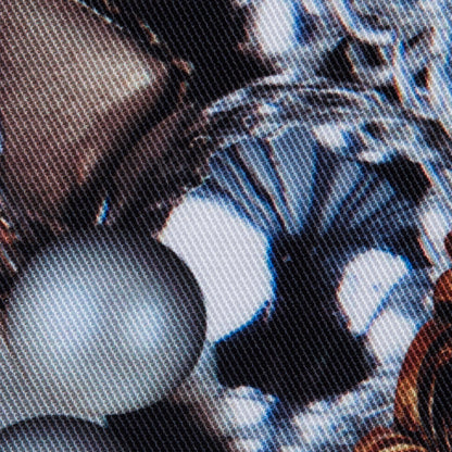 Digitally Printed Jewels and Gems on a Polyester Mikado/Twill - Full