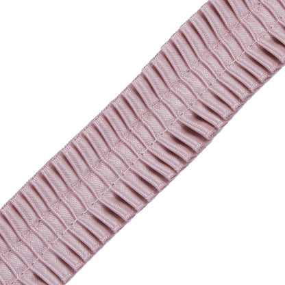 Italian Rose Deep Knife Pleated Trimming - 1" Detail