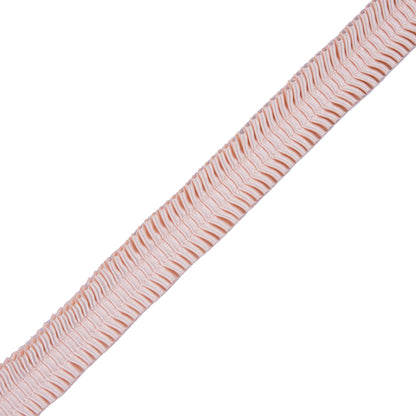 Italian Blush Deep Knife Pleated Trimming - 1"