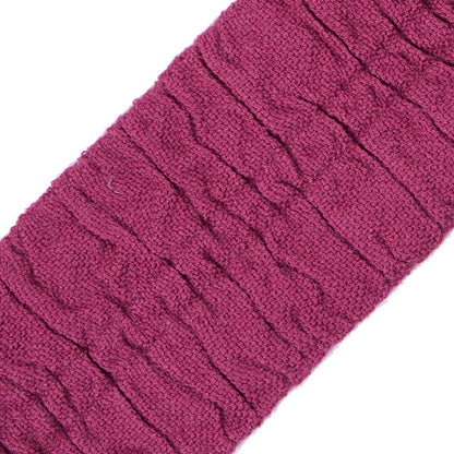 Italian Wine Ruched Stretch Wool Trimming - 2.375" Detail