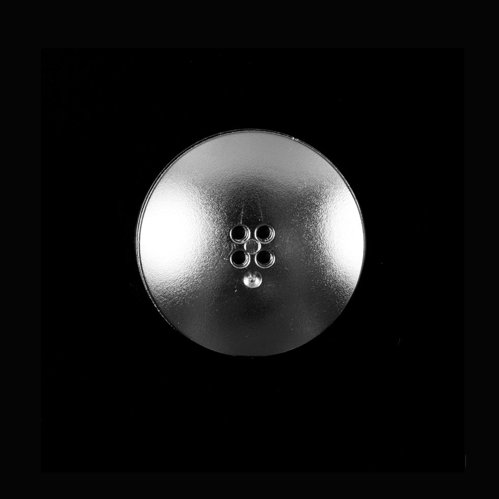 Italian Silver Plated Button - 28L/18mm Detail