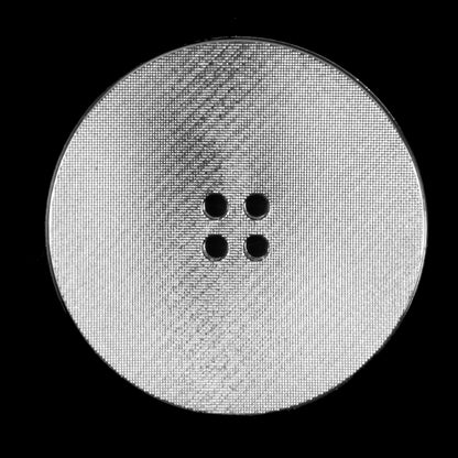 Italian Silver Plated Button - 54L/34mm