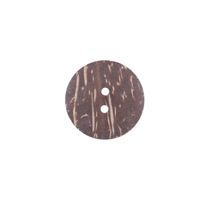 Italian Blue and White Nautical 2-Hole Coconut Button - 24L/15mm Detail