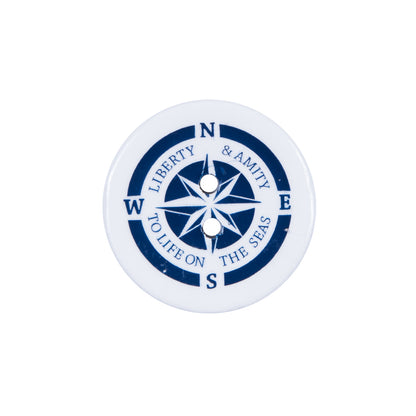 Italian Nautical Coconut Button - 32L/20mm