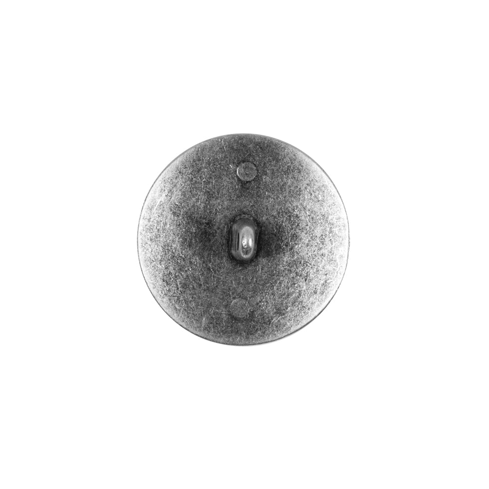 Italian Silver Crest Zamac Button - 24L/15mm - Detail