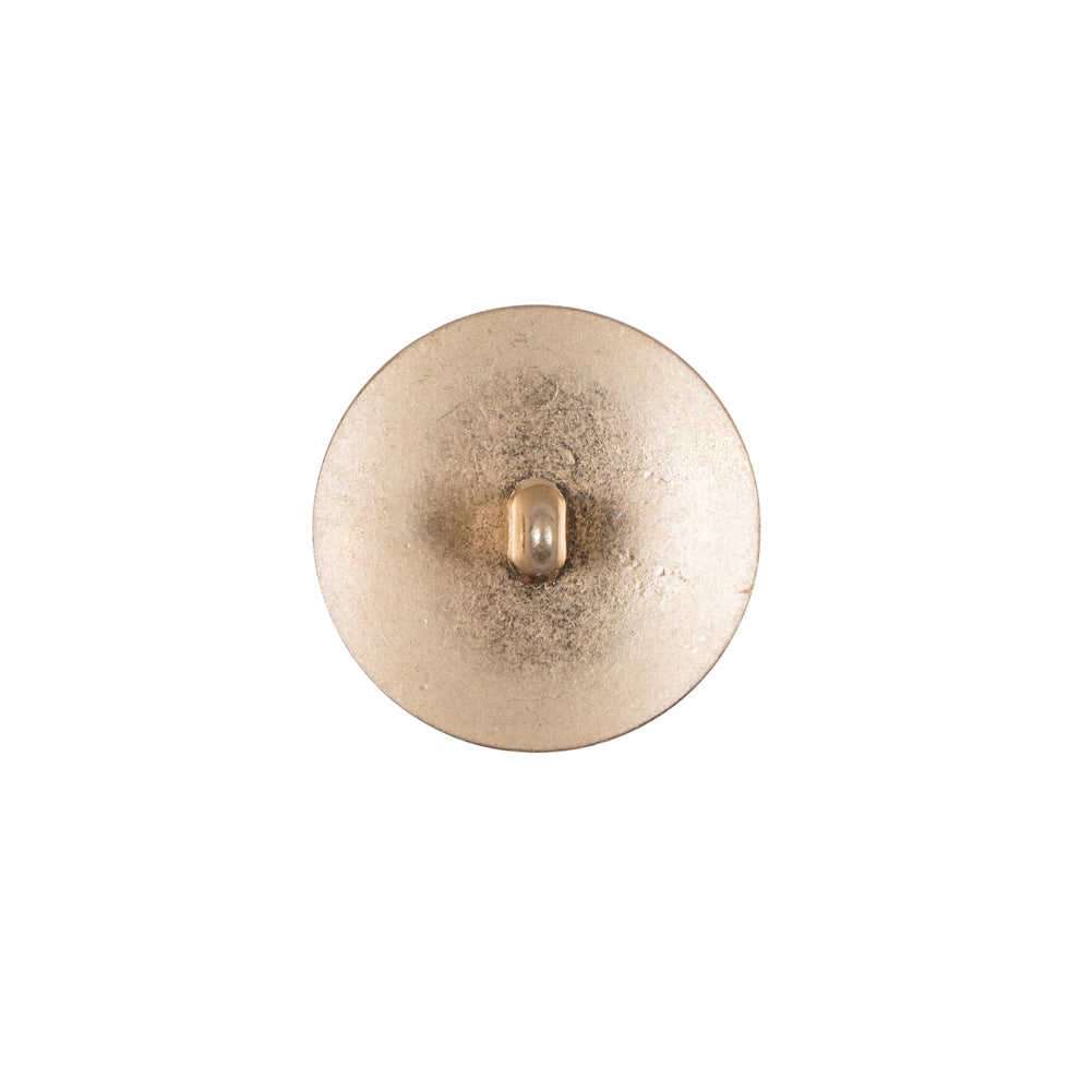 Gold Italian Crest Zamac Button - 24L/15mm - Detail