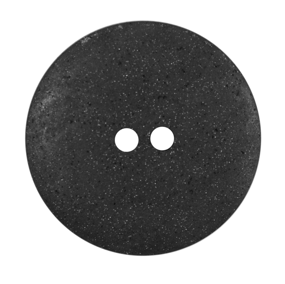 Italian Metallic Silver Lasered Button - 54L/34mm Detail