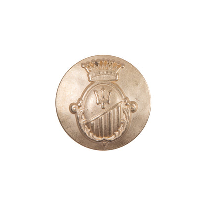 Italian Gold Zamac Button - 32L/20mm