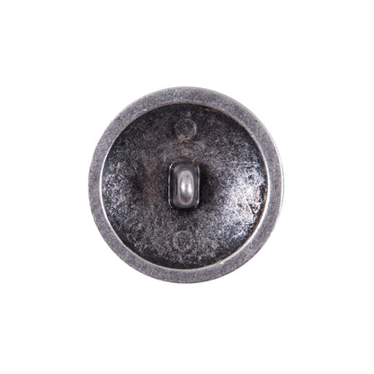 Italian Silverr Zamac Button - 36L/23mm - Detail
