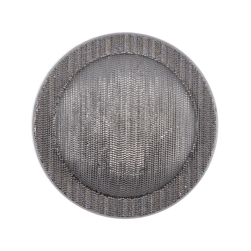 Italian Silver Plated Shank-Back Button - 44L/28mm