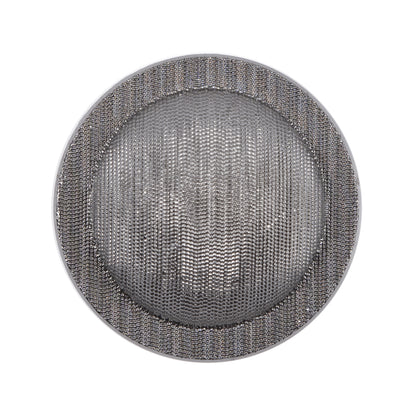 Italian Silver Plated Shank-Back Button - 44L/28mm