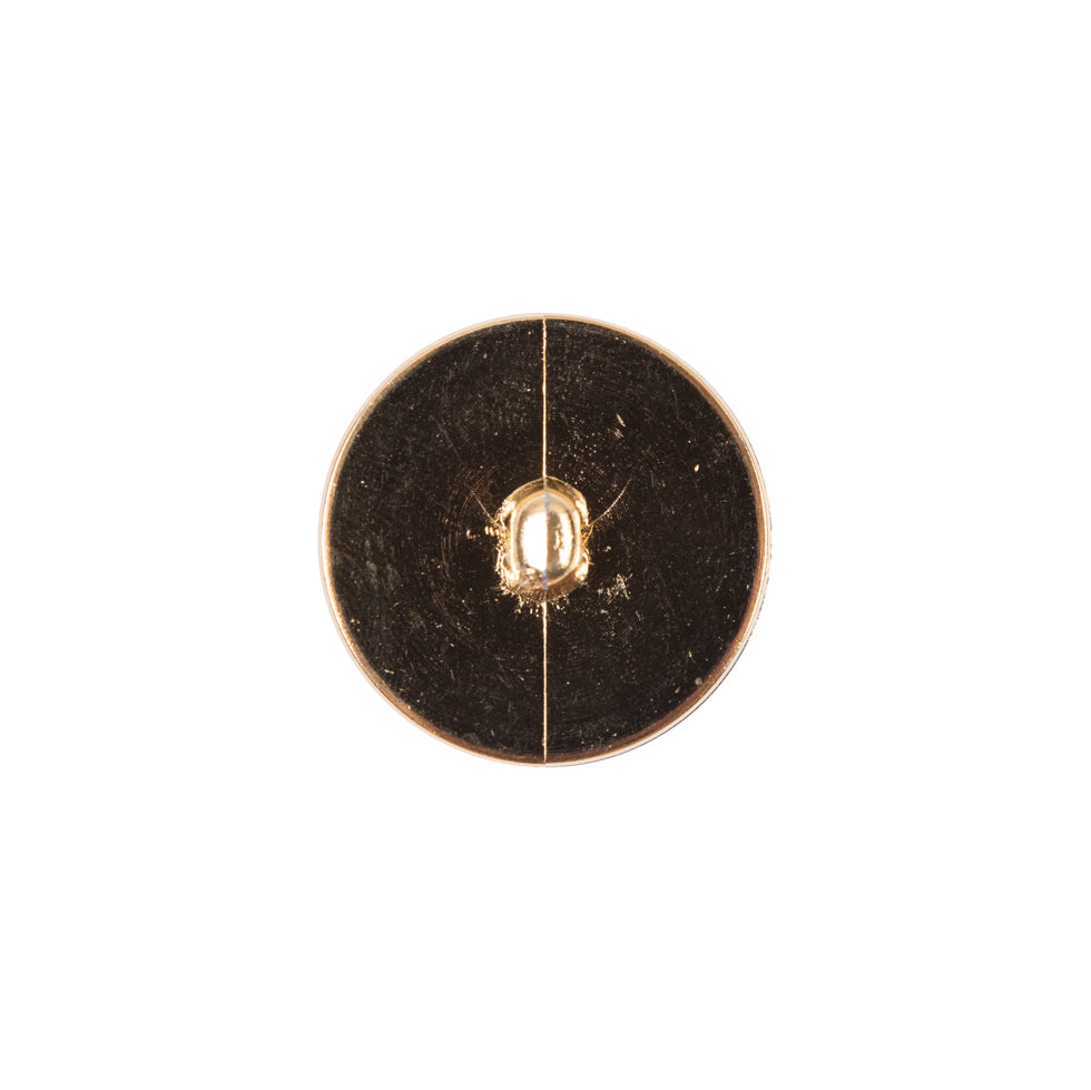Italian Gold Plated Shank-Back Button - 24L/15mm Detail
