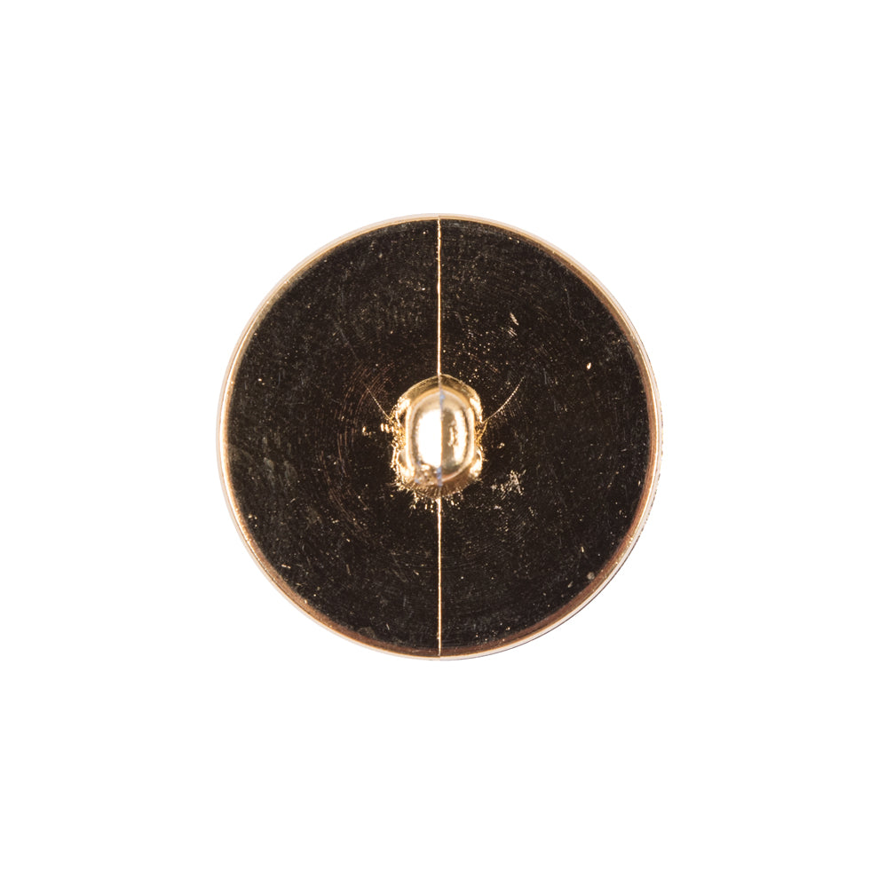 Italian Gold Plated Shank-Back Button - 36L/23mm - Detail