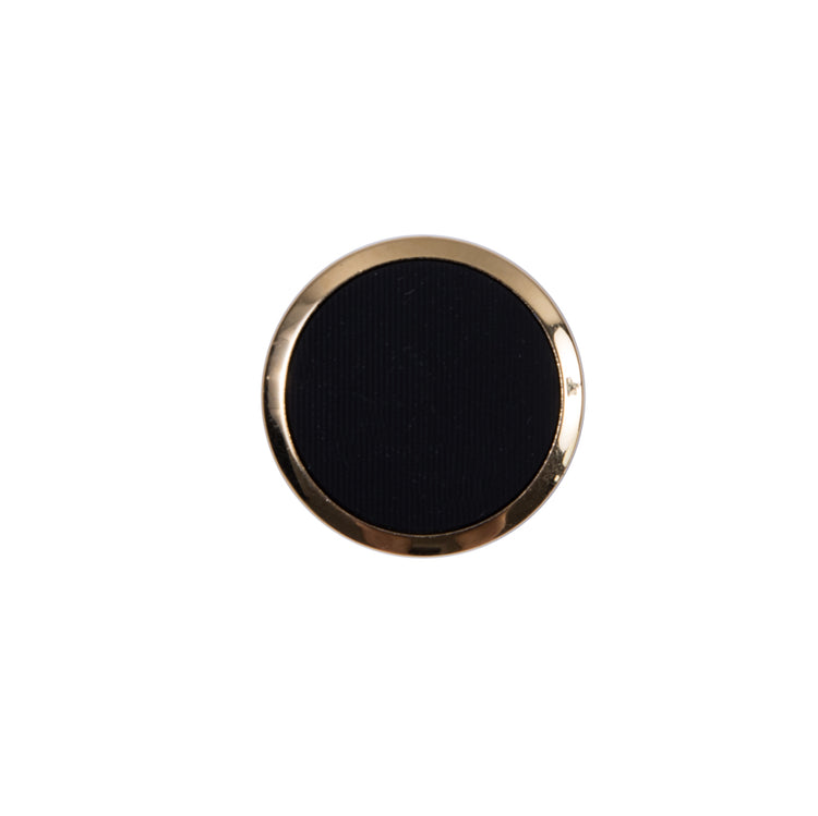 template--25130090922057__main-Italian Black and Gold Plastic Shank-Back Button - 24L/15mm