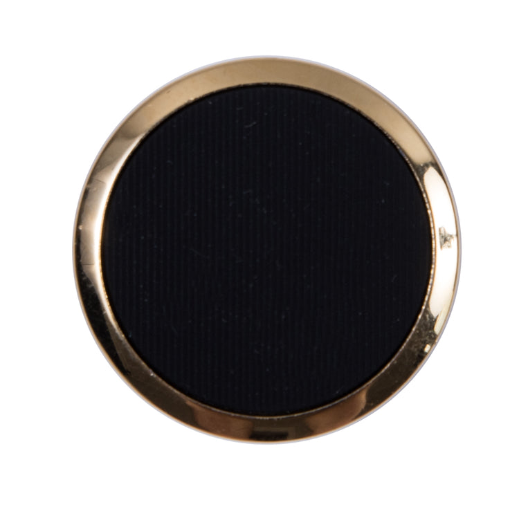 template--25130090922057__main-Italian Black and Gold Plastic Shank-Back Button - 44L/28mm