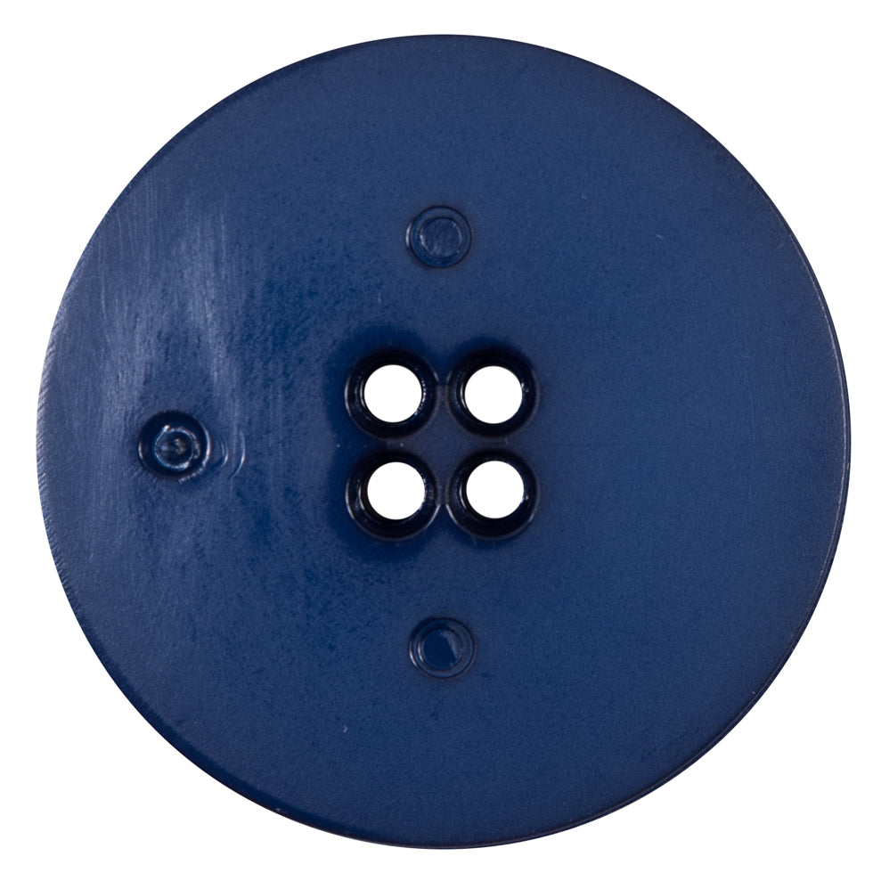 Italian Navy Textural Plastic Button - 64L/40mm - Detail