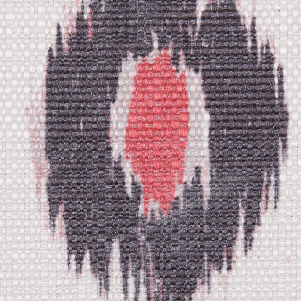 Beige/Stone Ikat Upholstery Canvas Detail