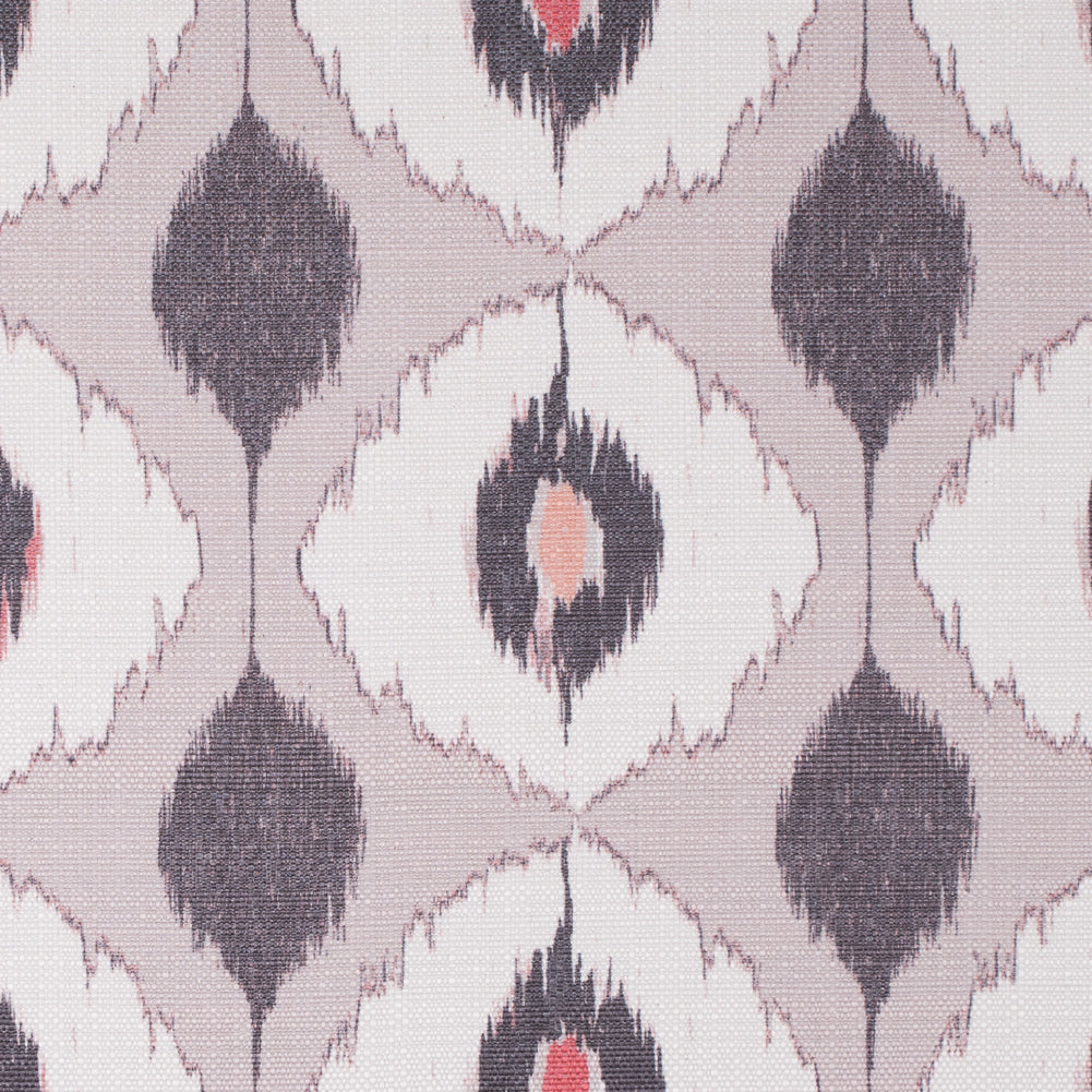 Beige/Stone Ikat Upholstery Canvas