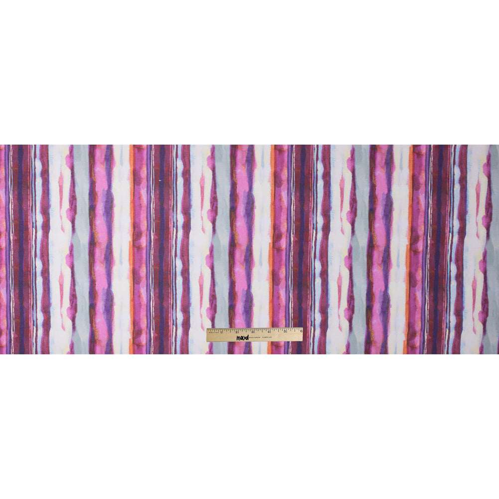 Sunset Watercolor Print on a Polyester Woven Full