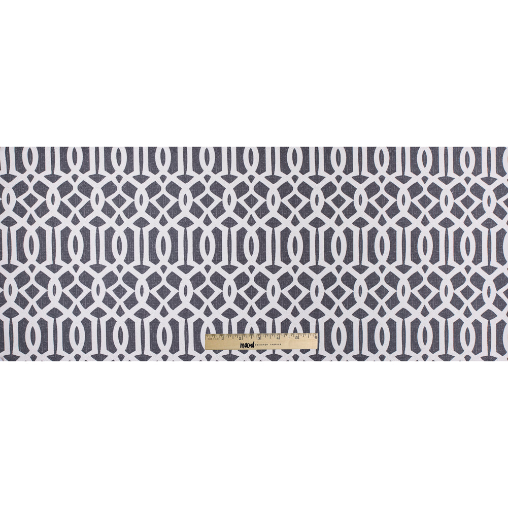 Stone Lattice Outdoor Polyester Canvas - Full