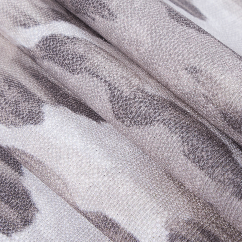 Smog Abstract Printed Upholstery Canvas - Folded