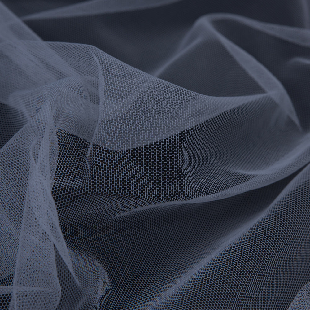 Soft Nylon Tulle - Silver - Leonardo Collection - Detail