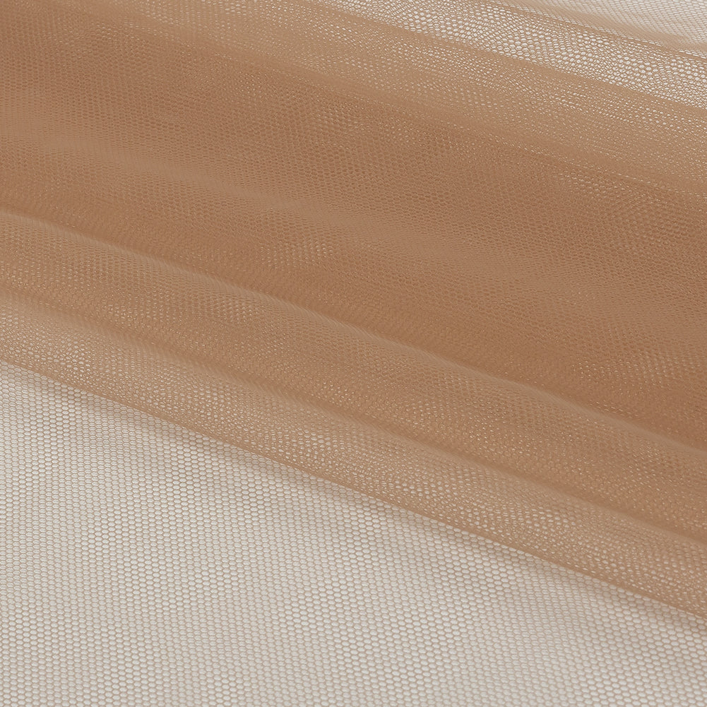 Leonardo Mocha Soft Nylon Tulle - Full