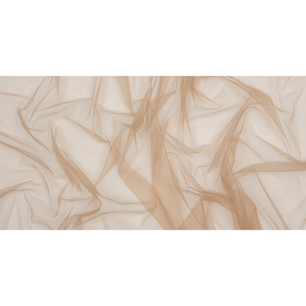 Leonardo Mocha Soft Nylon Tulle - Drape