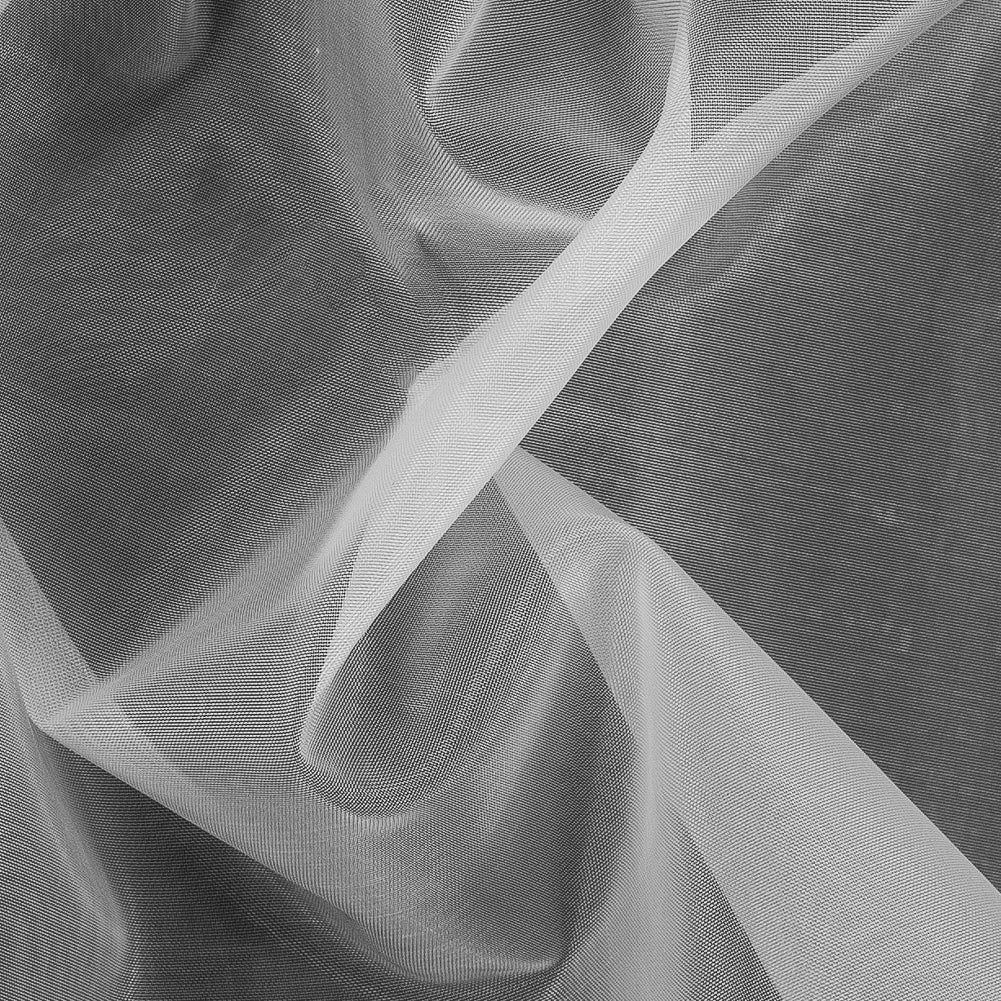 White Stiff Polyester Organdy