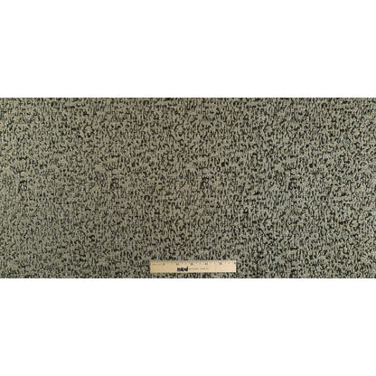 Metallic Gold and Black Abstract Jacquard Folded