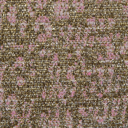 Metallic Gold and Pink Abstract Jacquard - Full